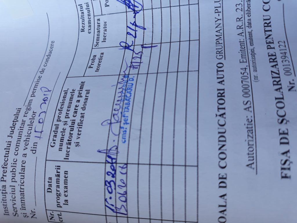 Am luat sala, in sfarsit.