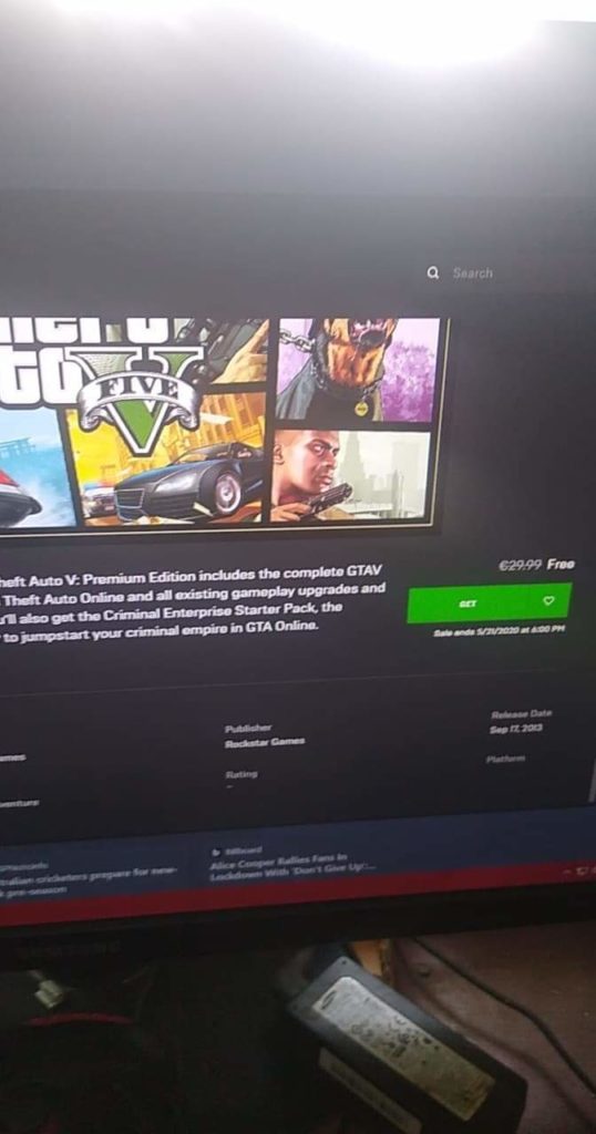 Gta 5 gratis pe Epic Games
